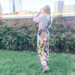 Patchwork Boho Overalls